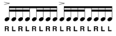 Single Paradiddle Diddle